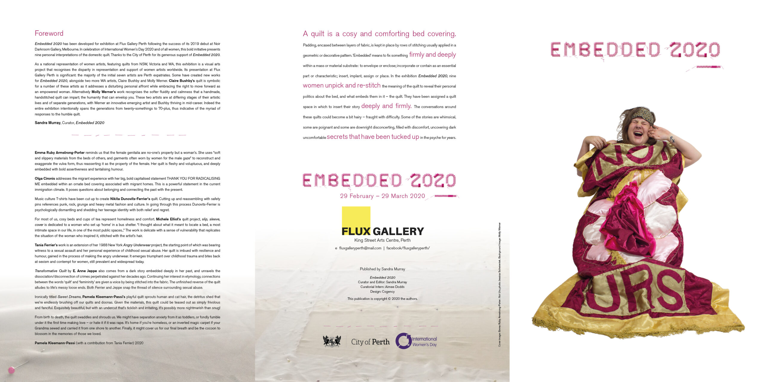 Embedded 2020 catalogue outside spread